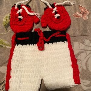 Infant boxer knit costume